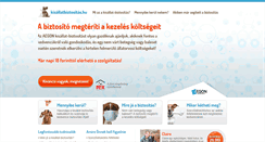 Desktop Screenshot of kisallatbiztositas.hu